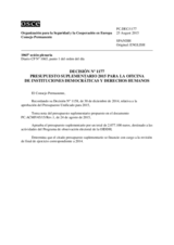 Decisión Nº 1177 del Consejo Permanente