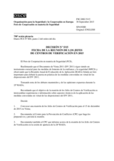 Decisión Nº 5/15 del Foro de Cooperación en materia de Seguridad