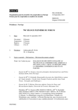 Journal de la 796ème séance plénière du Forum