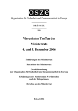 Final Document of the Fourteenth Meeting of the Ministerial Council, Brussels, 4 and 5 December 2006 (de)
