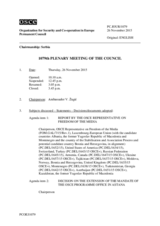 Journal of the 1079th Plenary Meeting of the Permanent Council