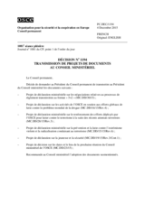 Décision No 1194 du Conseil permanent