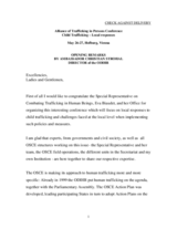 Speech by Ambassador Christian Strohal, ODIHR Director