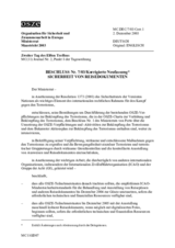 Beschluss Nr. 7/03 Sicherheit von Reisedokumenten