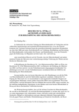 Beschluss Nr. 557/Rev.1* Aktionsplan der OSZE zur Bekämpfung des Menschenhandels