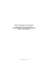 Terza Riunione del Consiglio Riepilogo delle Conclusioni Decisione sulla Soluzione Pacifica delle Controversie, 14-15 dicembre 1992