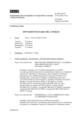 Diario de la 1078ª Sesión plenaria del Consejo Permanente 