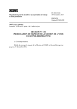 Décision No 1181 du Conseil permanent