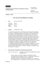 Journal de la 1071ème séance plénière du Conseil