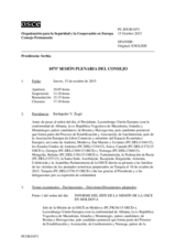 Diario de la 1071ª Sesión plenaria del Consejo Permanente 