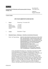 Journal der 1075. Plenarsitzung des Ständigen Rates 