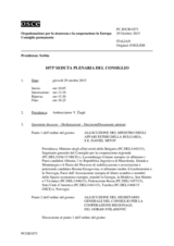 Giornale della 1073a Seduta plenaria del Consiglio permanente