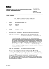 Journal der 806. Plenarsitzung des Forums