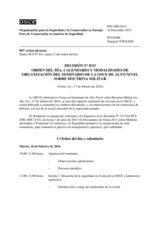 Decisión Nº 8/15 del Foro de Cooperación en materia de Seguridad