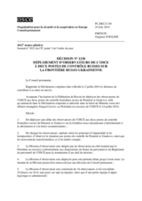 Décision No 1130 du Conseil permanent