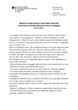 Statement by H.E. Frank-Walter Steinmeier, Minister for Foreign Affairs