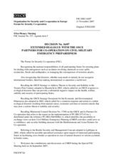 Forum for Security Co-operation Decision No. 16/07