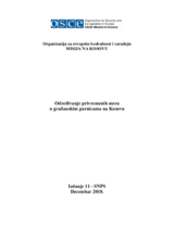 Određivanje privremenih mera u građanskim parnicama na Kosovu 