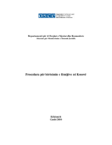 Child Adoption Procedure in Kosovo (sq)