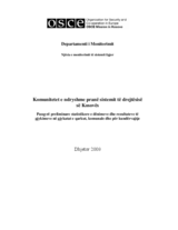 Different Communities before the Kosovo Justice System (sq)