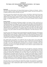 Expert comments on the statute of Teleradio Moldova