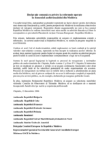 Joint statement on the reforms in the Republic of Moldova's broadcast sector (ro)