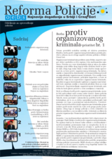 Police Reform Developments in Serbia and Montenegro, number 1 - April 2003 (sr)