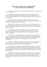 OSCE Charter on Preventing and Combating Terrorism (es)