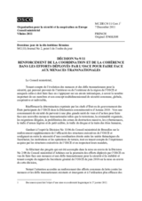 Décision No 9/11 sur le renforcement de la coordination et de la cohérence dans les efforts déployés par l’OSCE pour faire face aux menaces transnationales
