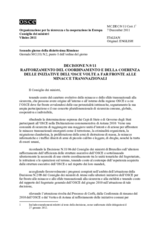 Decisione N.9/11 sul rafforzamento del coordinamento e della coerenza delle iniziative dell’OSCE volte a far fronte alle minacce transnazionali