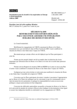 Renforcement des efforts déployés par l’OSCE pour assurer une intégration durable des Roms et des Sintis