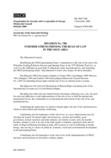 Decision No. 7/08 on further strengthening the rule of law in the OSCE area