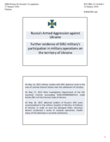 Presentation by the Delegation of Ukraine on the situation in and around Ukraine