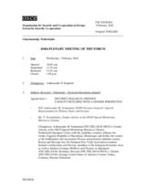 Journal of the 810th Plenary Meeting of the Forum for Security Co-operation