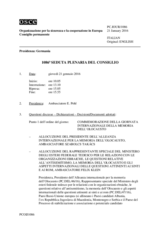 Giornale della 1086a Seduta plenaria del Consiglio permanente