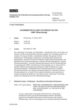 Journal der 1085. Sondersitzung des Ständigen Rates