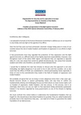 Freedom of expression in the fight against terrorism 