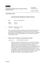 Journal of the 923rd Plenary Meeting of the Permanent Council