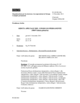 Giornale della 1084a Seduta speciale del Consiglio permanente