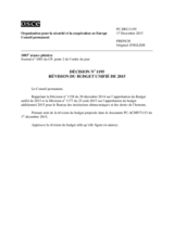 Décision No 1195 du Conseil permanent
