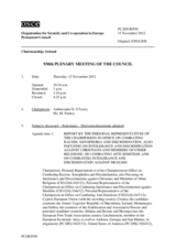 Journal of the 930th Plenary Meeting of the Permanent Council