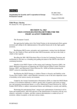 Permanent Council Decision No. 1063 Permanent Council Decision No. 1063