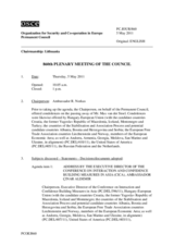 Journal of the 860th Plenary Meeting of the Permanent Council