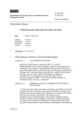 Journal of the 875th Plenary Meeting of the Permanent Council 