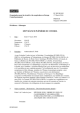 Journal de la 1093ème séance plénière du Conseil