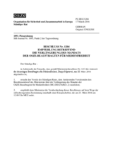 Beschluss Nr. 1204 des Ständigen Rates