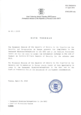 Response by the Delegation of Estonia to the Questionnaire on the Code of Conduct on Politico-Military Aspects of Security