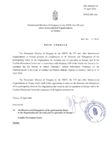 Response by the Delegation of Hungary to the Questionnaire on the Code of Conduct on Politico-Military Aspects of Security