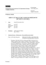 Giornale della 889a Seduta plenaria del Consiglio permanente