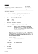 Journal of the 840th Special Plenary Meeting of the Permanent Council